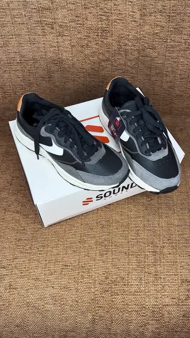 Tênis Masculino Preto ST670.002 - Estilo Urbano Sound Shoes