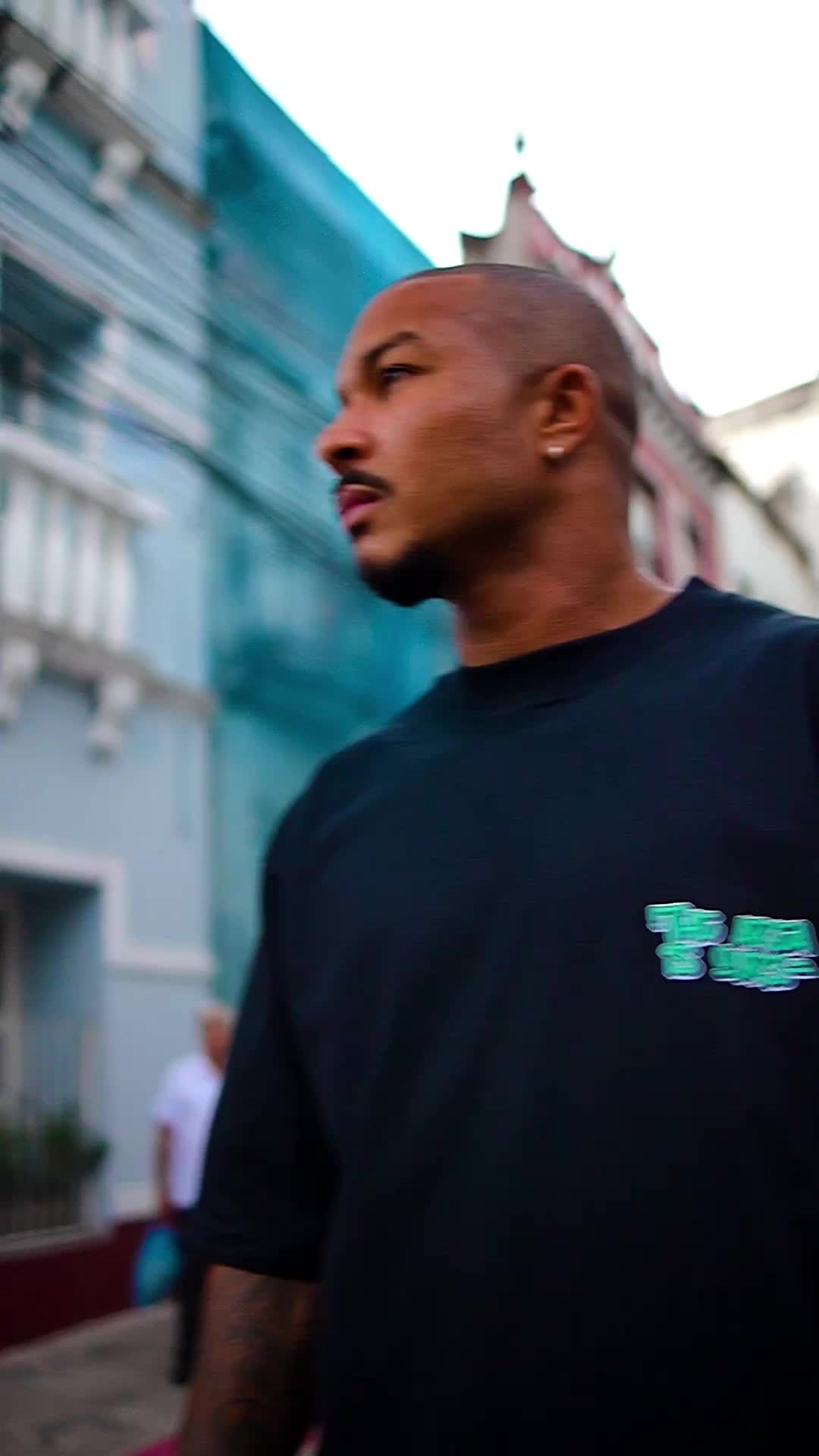 Camiseta Oversized Streetwear Cristian Identidy - Preta